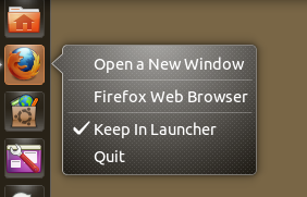 Unity Keep in Launcher