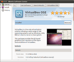 VirtualBox インストール